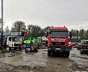 парк автокранов компании БИФ