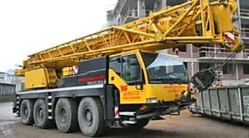 Автокран Liebherr LTM 1050-3.1 Аренда автокрана Liebherr LTM 1050-3.1 грузоподъемностью 50 тонн