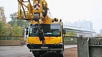 Автокран Liebherr LTM 1050-3.1 Аренда автокрана Liebherr LTM 1050-3.1 грузоподъемностью 50 тонн