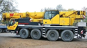 Автокран Liebherr LTM 1050-3.1 Аренда автокрана Liebherr LTM 1050-3.1 грузоподъемностью 50 тонн