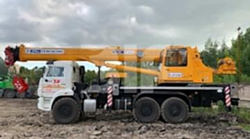 Аренда автокрана грузоподъемность 25 тонн со стрелой 31,0 метров