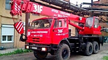 Клинцы (вездеход) 25т/21,7м Аренда автокрана Клинцы грузоподъемностью 25 тонн